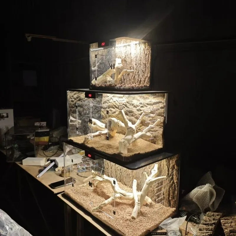 Smart Terrarium mit Thermostat | Heizbox für Schlangen, Geckos & Reptilien