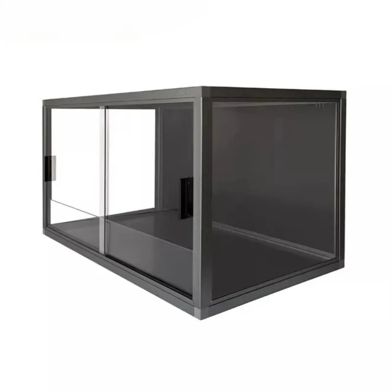 Titanium Gold Aluminium-Glas Terrarium – Großes Kletter-Gehege für Eidechsen & Schildkröten