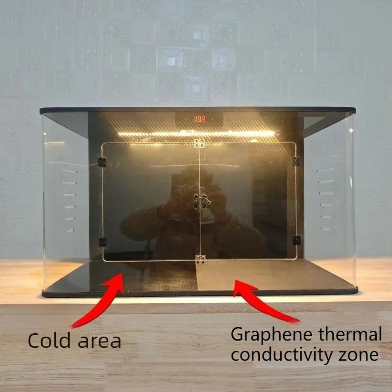 Smart Terrarium mit Thermostat | Heizbox für Schlangen, Geckos & Reptilien