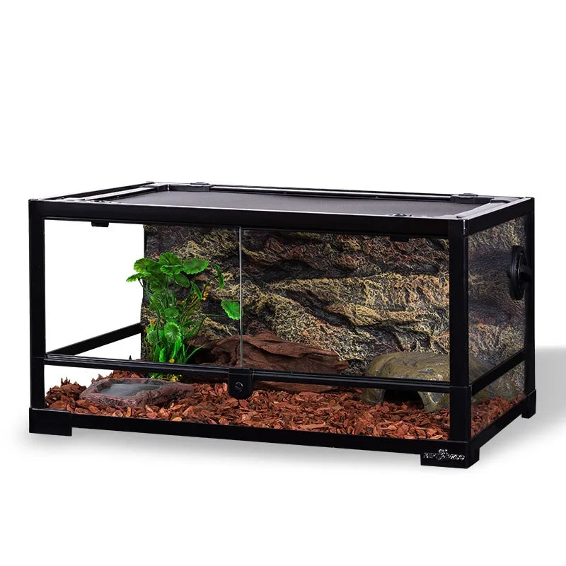 Kletter-Terrarium für Reptilien | Chamäleon, Schildkröte & Schlange