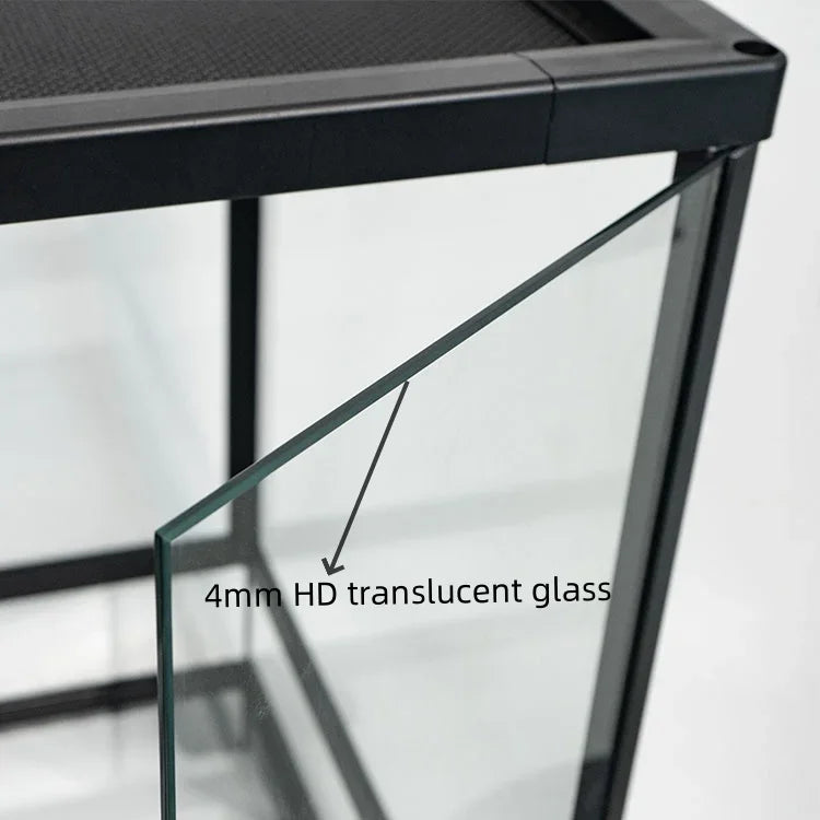 Regenwald-Terrarium | Naturnahes Glas-Aquaterrarium für Reptilien